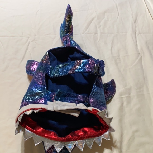 Shark Dog Costume Size Med Thrills And Chills Shark Week Halloween - Picture 4 of 8